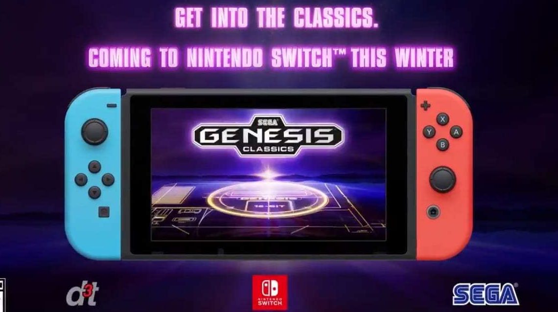 Festejo de gamers retro: el Sega Genesis se podrá jugar en Switch