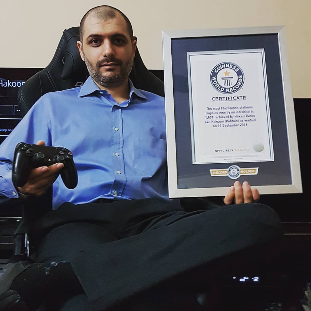Un nuevo record mundial por trofeos Platino de PlayStation 4